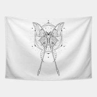 Chinese Luna Moth - Actias Dubernardi Tapestry