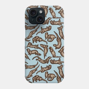 Otters All Over Print Phone Case