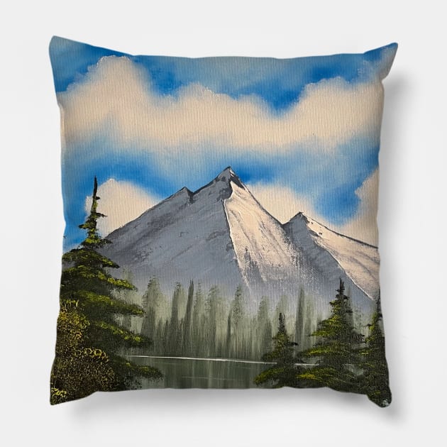 Mystic Mountain Pillow by J&S mason