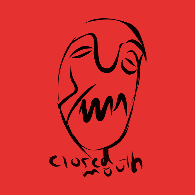 Closed mouth art by Respecteddesign1