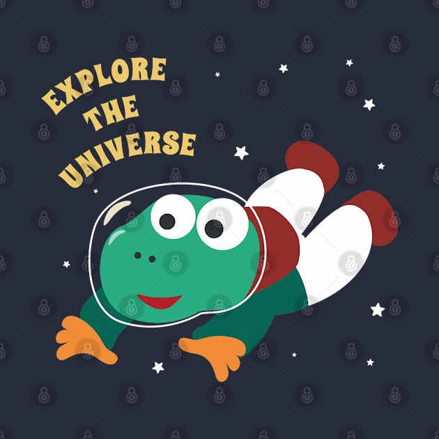 Cute dinosaur astronaut. by KIDS APPAREL