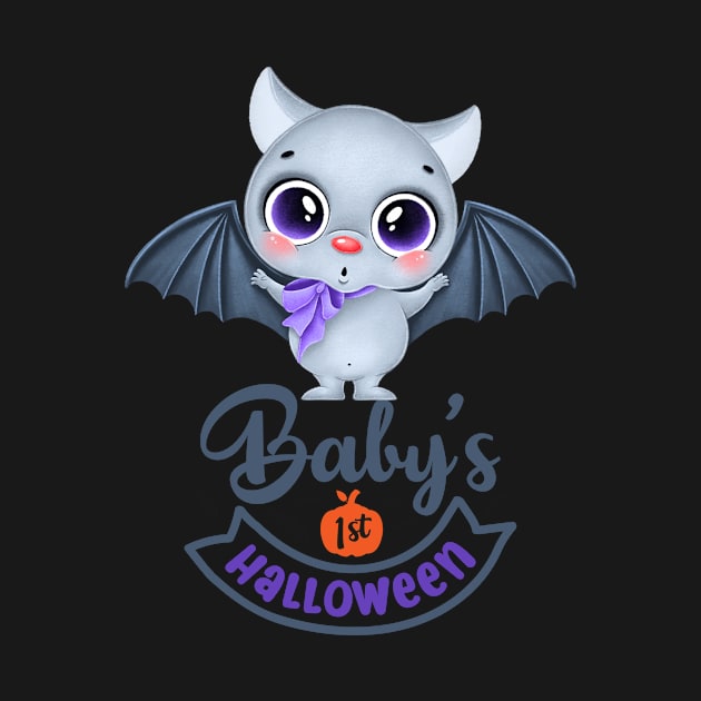 Baby's First Halloween Cute Bat by Sleepy Time Tales