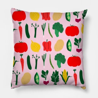 Cute Vegetables Pattern Pillow