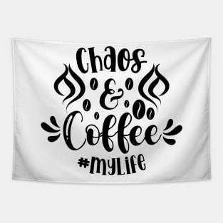 Chaos & Coffee Summarize My Life v2 Tapestry