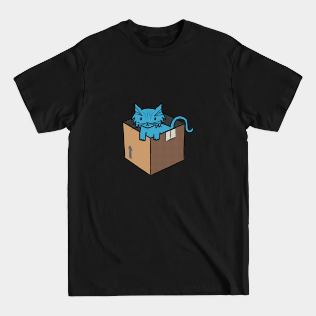 Discover Binky's Box - Cats In Boxes - T-Shirt