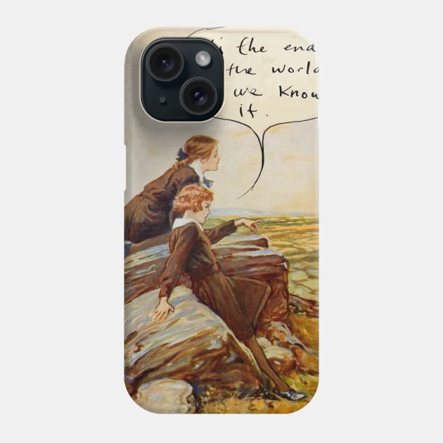 End of the world as we know it Phone Case by Loui Jover 