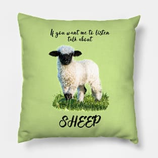 Talk About Sheep, Valais Blacknose Lamb Pillow