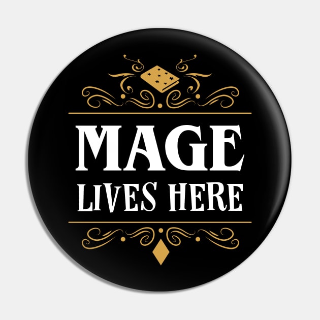 A Mage Lives Here Classes Series Pin by pixeptional
