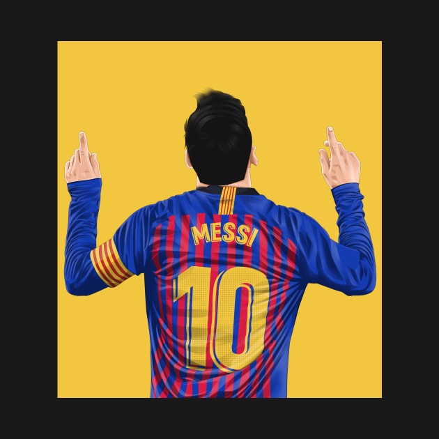 Lionel Messi FC Barcelona by Arissetyo