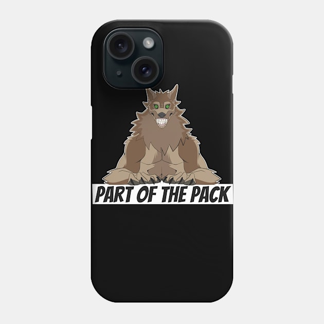 Part Of The Pack - Rusted Phone Case by Grimwicks