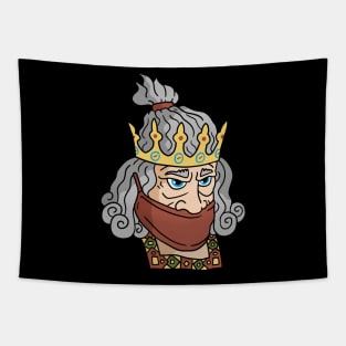 the king with the crown. Tapestry