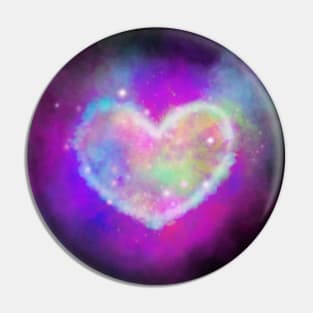 Nebula Heart Pin