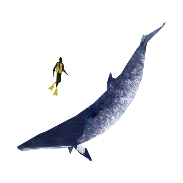 Whale & Diver by Babban Gaelg