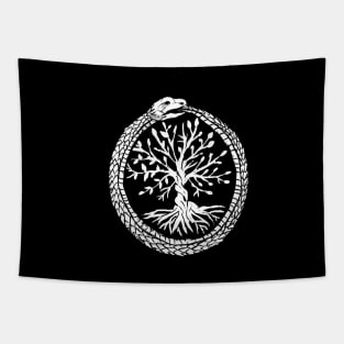 Ouroboros Snake Witchy, Gothic, Punk Alchemy Tapestry