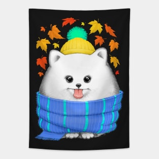 Autumn spitz Tapestry