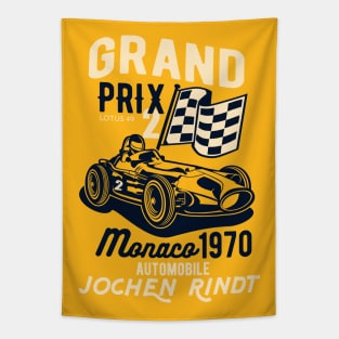 1970 Racing Car Grand Prix of Monaco Tapestry