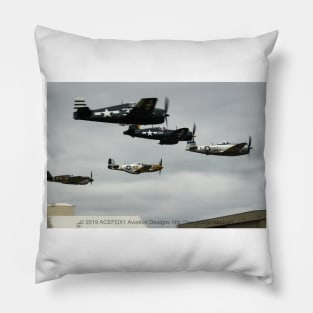 Americans Warbirds of WW2 Pillow