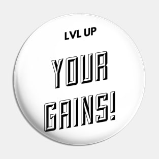 LVL up Pin