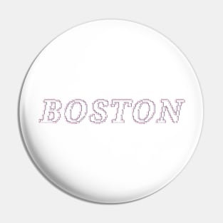 Boston logo design Pin