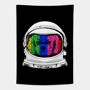 Astronaut Poodle Tapestry