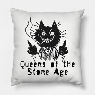 qotsa and the bad cat Pillow