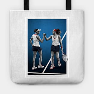 Serena & Venus Williams Tennis Artwork Tote