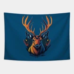 Deer Portrait Tapestry