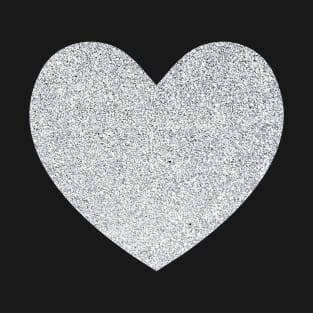 Chrome Glitter Hearts T-Shirt