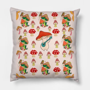 mushroom lovers Pillow