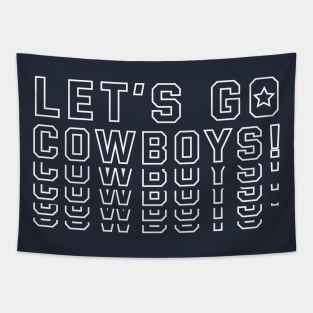 Let's Go Cowboys Tapestry