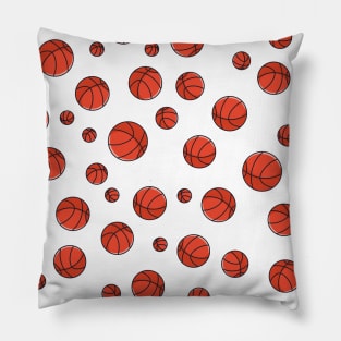 Basketball Pattern Pillow