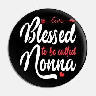 called nonna with heart Pin