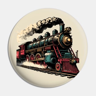 Steam locomotive Pin