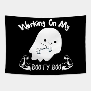 Working On My Booty Boo Tapestry