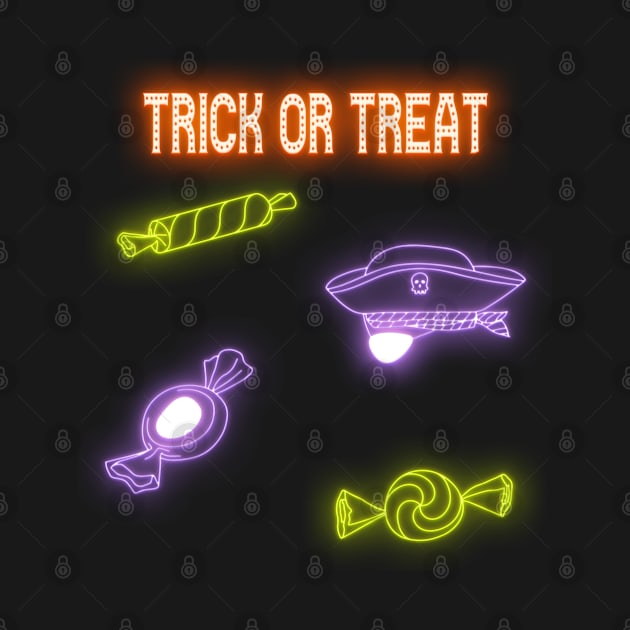 Trick or Treat neon by momo1978