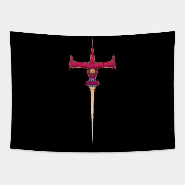 Swordfish II Tapestry by Crossroads Digital