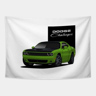 Challenger Green T-shirt Tapestry