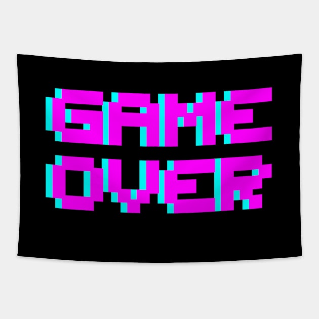 Game Over - All purple Tapestry by Just In Tee Shirts