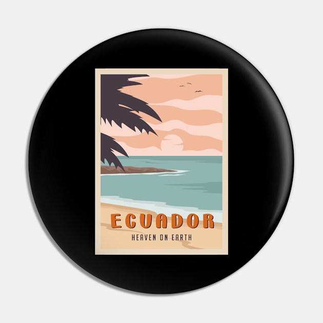 Ecuador travel destination poster Pin by NeedsFulfilled