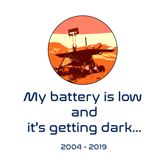 Mars Opportunity Rover RIP It's getting dark by HeardUWereDead