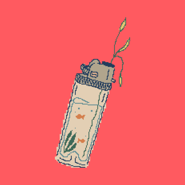 Aesthetic Fish Tank Lighter by pxlboy