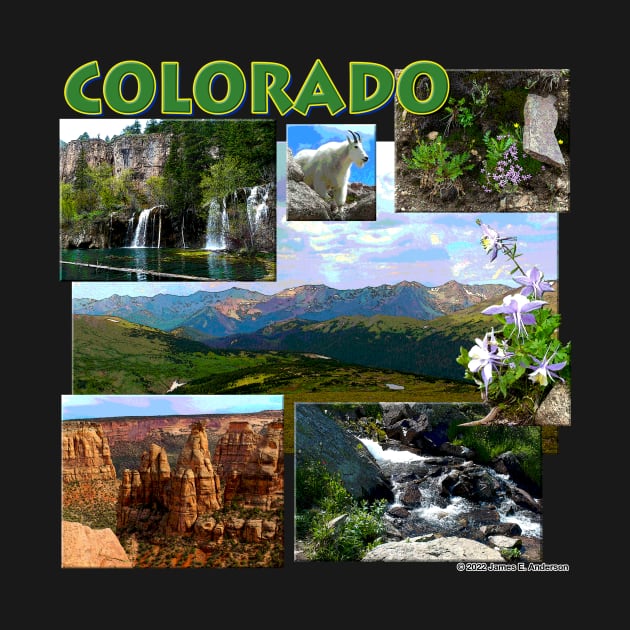 Colorado Collage by JEAndersonArt