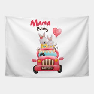 best mama bunny ever, love mom 2023 Tapestry