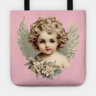 Vintage Ephemera Cherub Tote