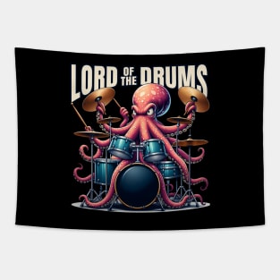 Drummer Band Musician Lord of the Drums Fun Tapestry