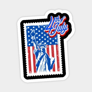 4th of July // T-shirt Lifestyle Magnet