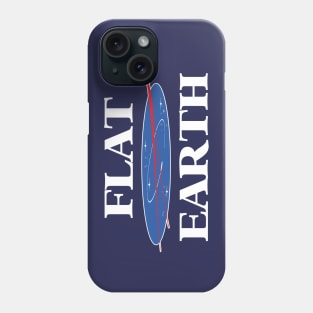 FLAT EARTH Logo Tribute NASA Parody Phone Case