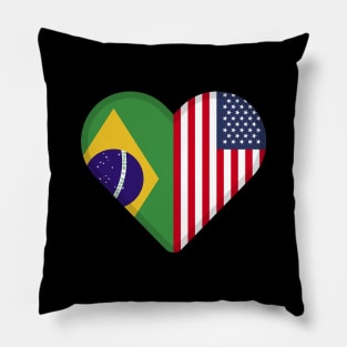 half brazilian, half american Pillow