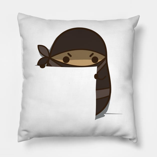 Ninja Potato Pillow by clgtart