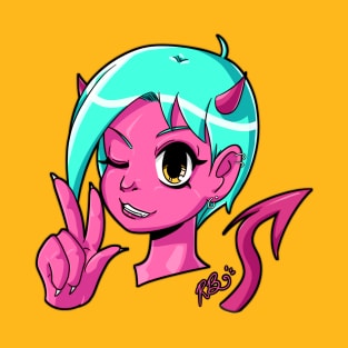 demon gal peace T-Shirt